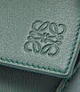 LOEWE Green Small Leather Puzzle Edge Top-Handle Bag
