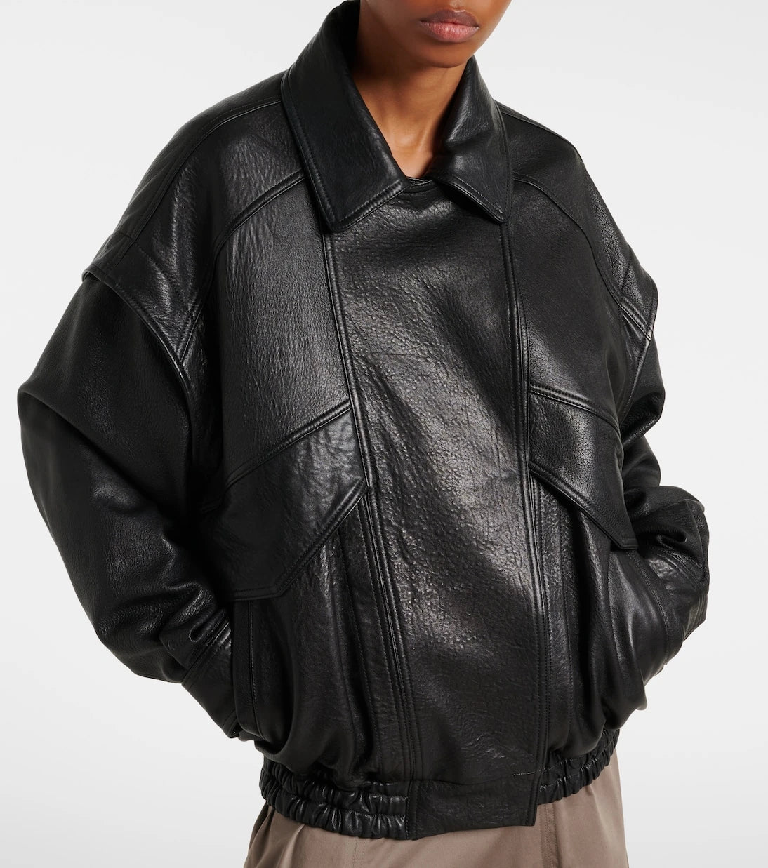 Nour Hammour - Micah leather jacket