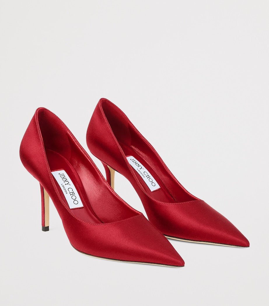 Jimmy Choo Love 85 Satin Pumps