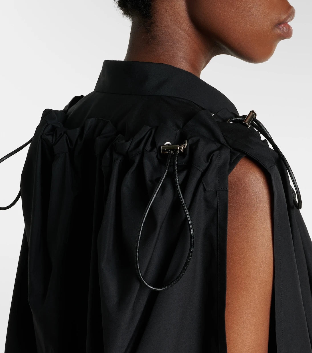 Sacai - Gathered shirt