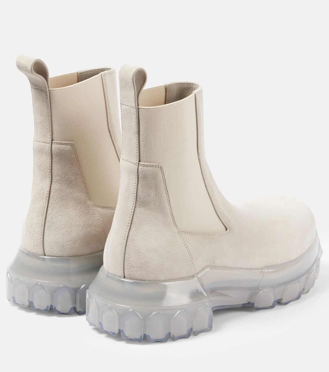 Rick Owens - Beatle Tractor leather ankle boots