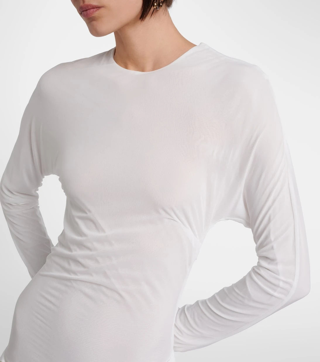 Christopher Esber - Stone Pin draped jersey gown
