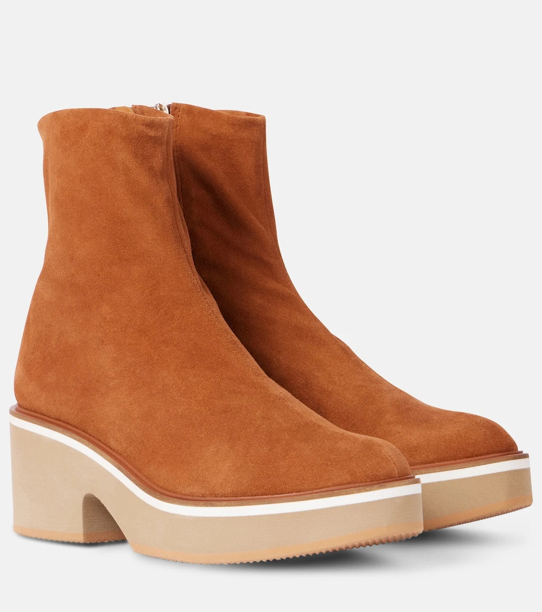 Clergerie - Albane suede platform ankle boots