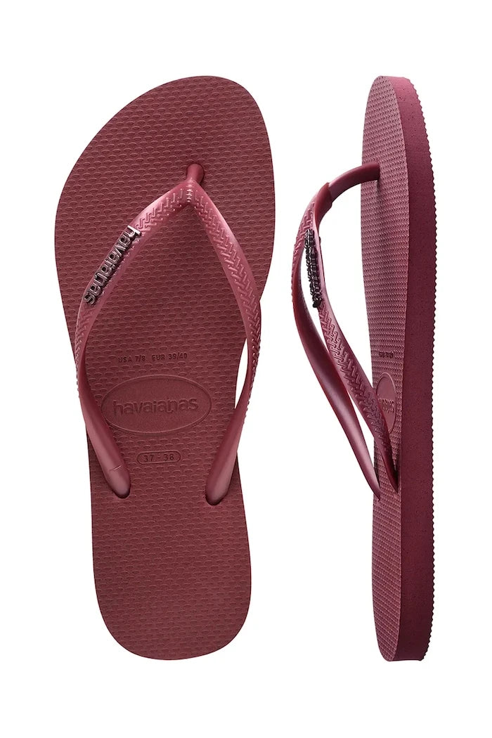 Havaianas Kadın Parmak Arası Terlik SLIM LOGO METALLIC