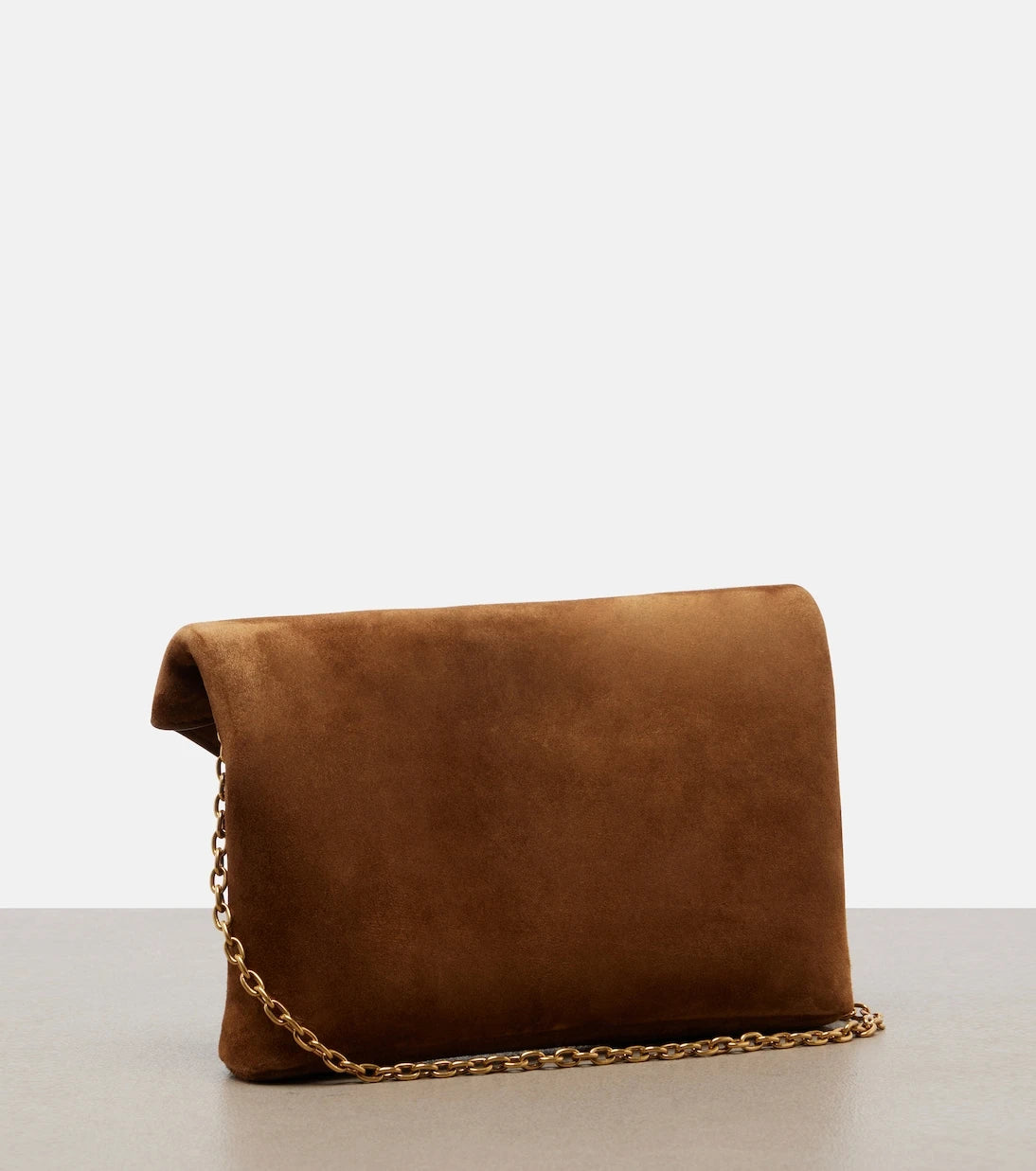 Saint Laurent - Cassandre Small suede pouch