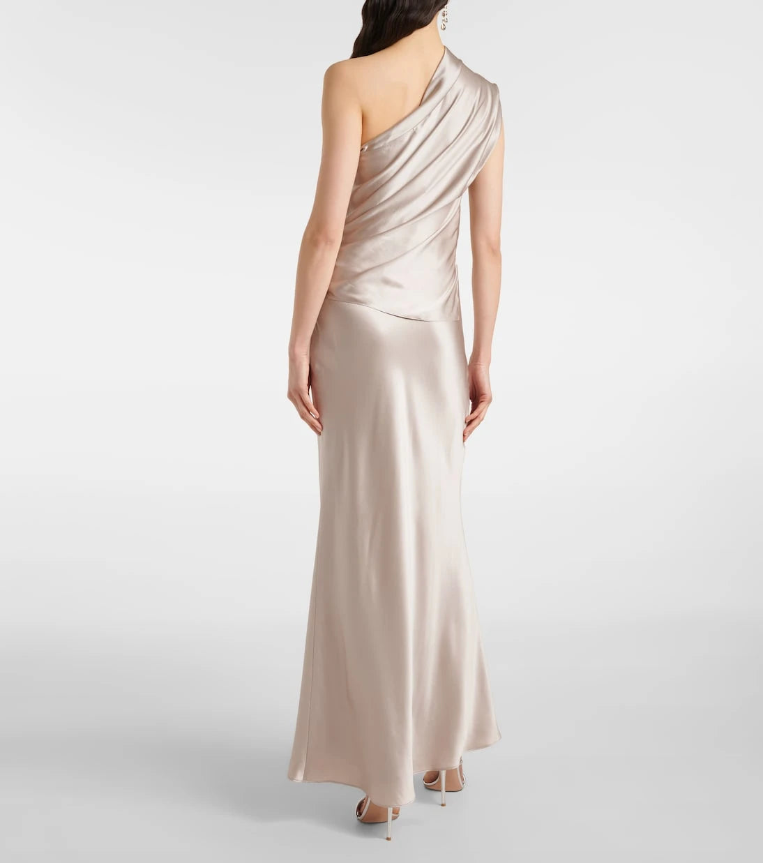 The Sei - Asymmetric silk satin top