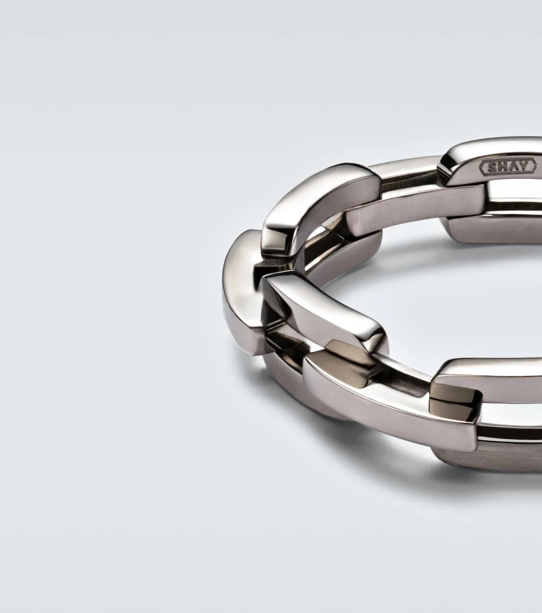 Shay Jewelry - Deco Mini 18kt white gold ring