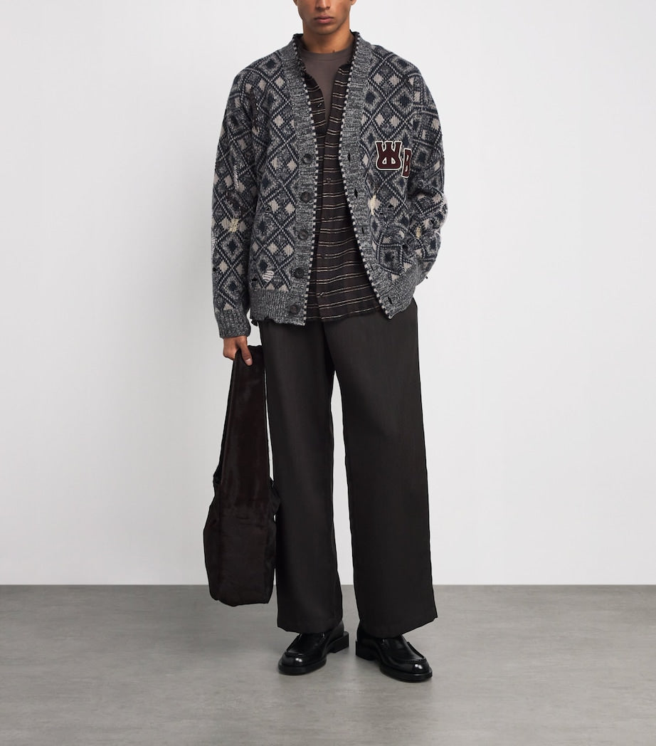 Wales Bonner Multi Wool Sibling Cardigan