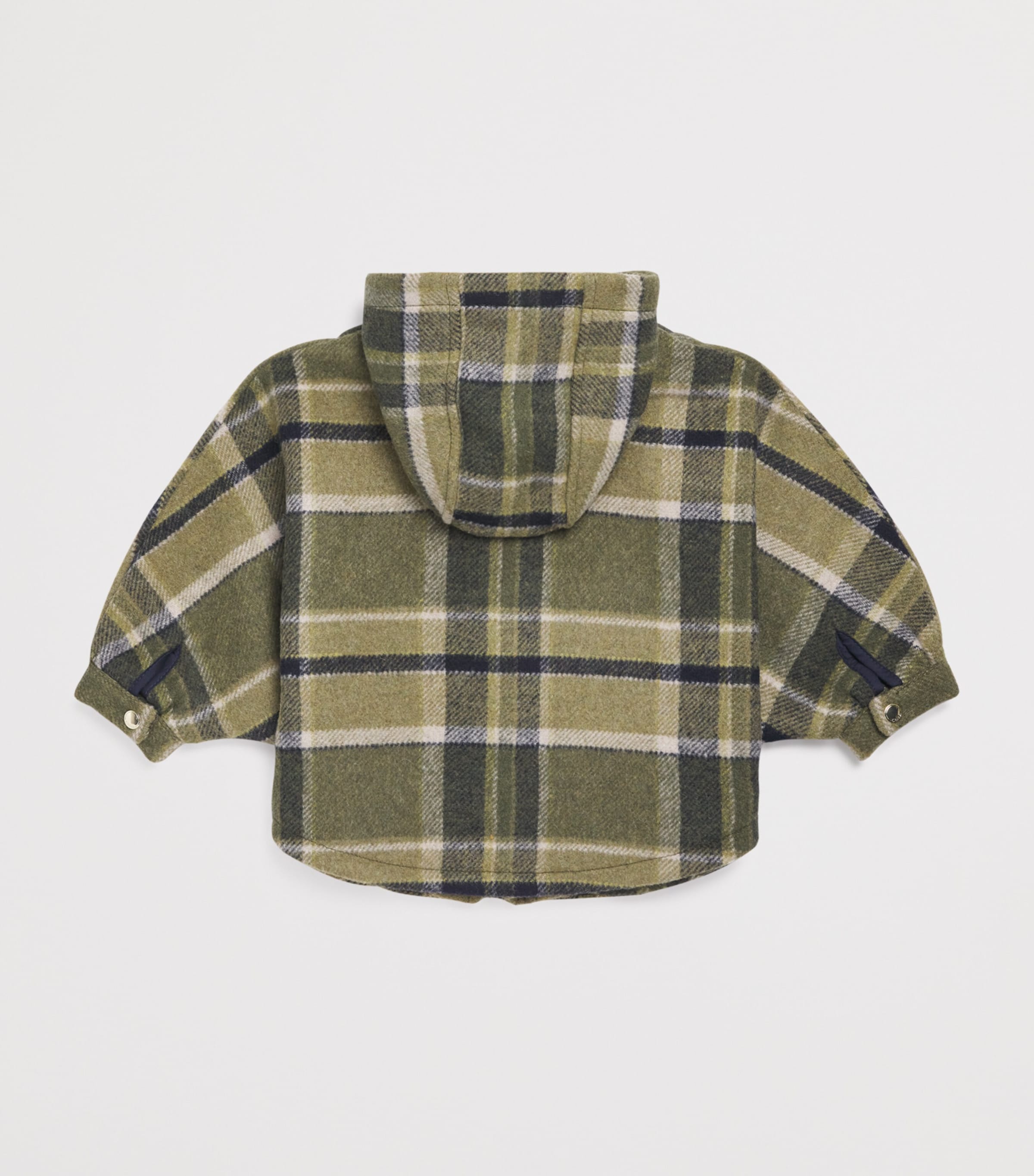 Chloé Kids Check Hooded Cape (6-18 Months)