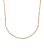 Rose Gold and Diamond Classic Tennis Necklace