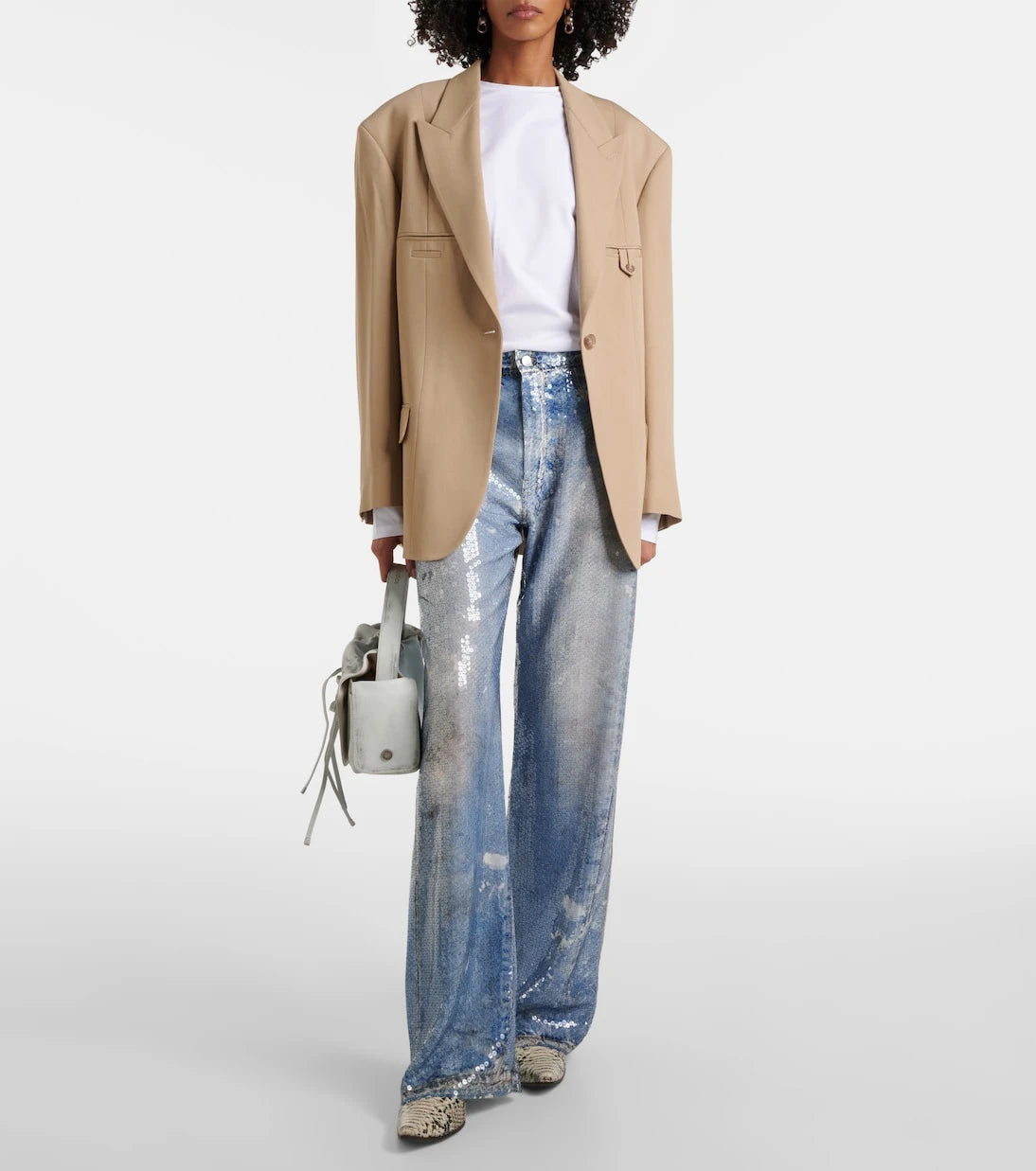 Acne Studios - Face cotton-blend jersey top
