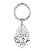 Pear Floating Diamond Charm (5mm)