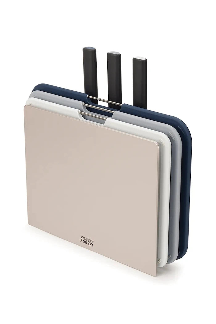 Joseph Joseph Nest Board 33.3 x 35.5 x 10 cm Organizatörde Bıçak ve Kesme Tahtası Seti (6 Parça)