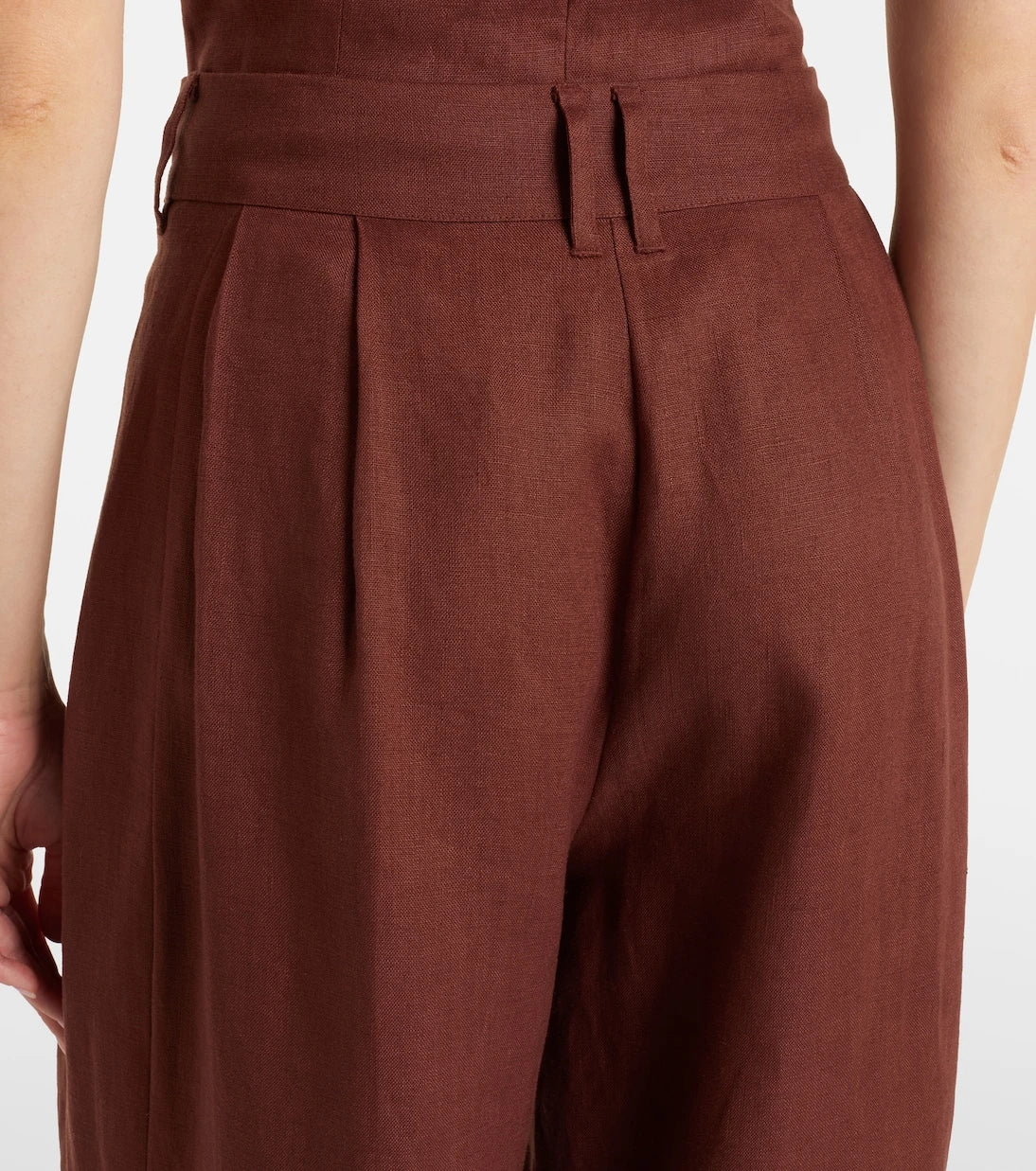 Posse - Parker high-rise linen wide-leg pants