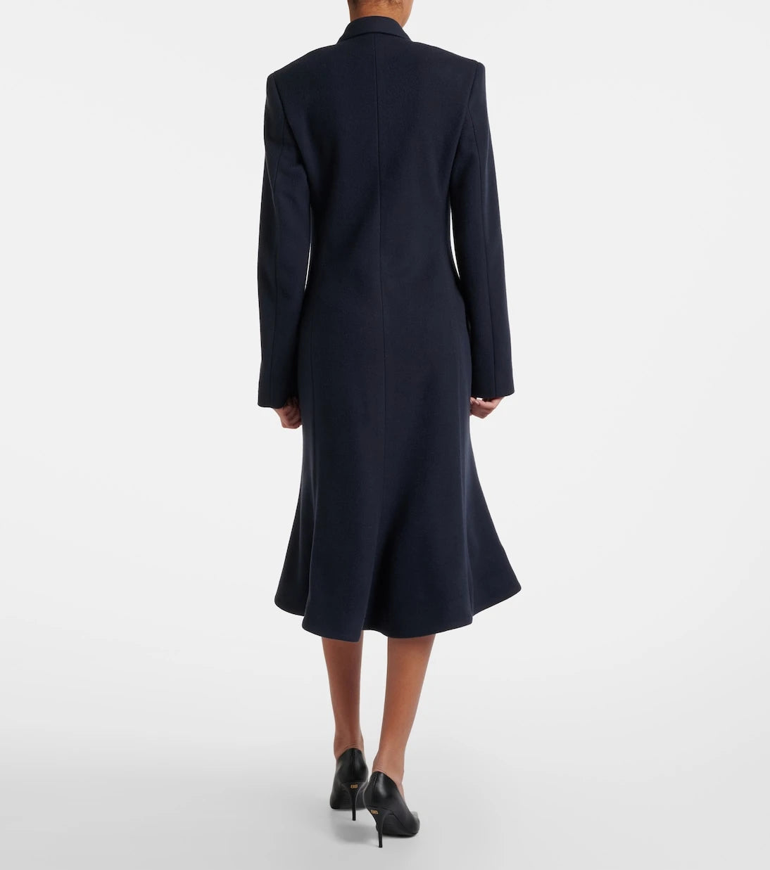 Balenciaga - Godet wool coat