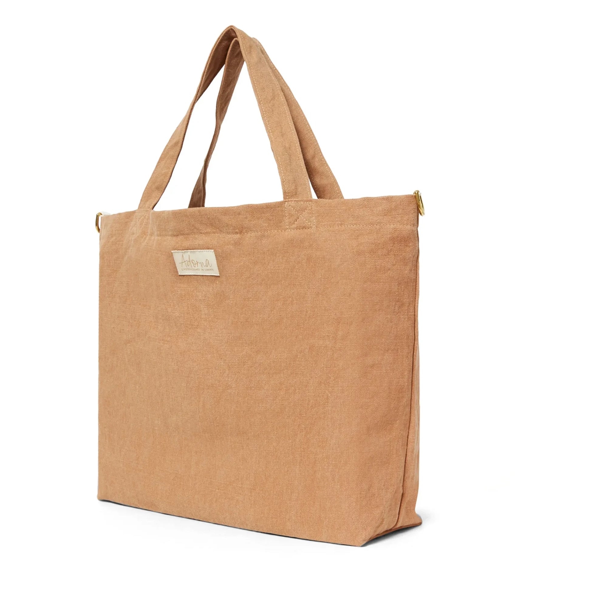 Adorna - Emma Linen tote bag | Terracotta