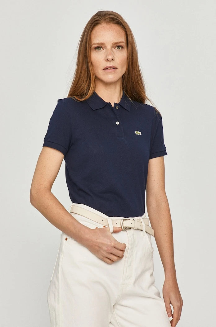 Lacoste Pamuklu Kadın Yakalı Tişört