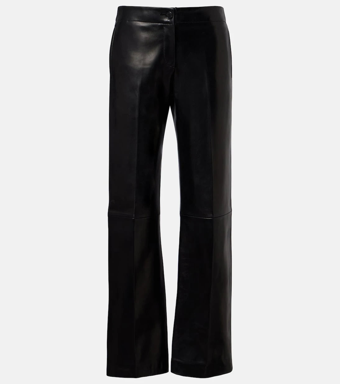 Khaite - Mita leather straight pants