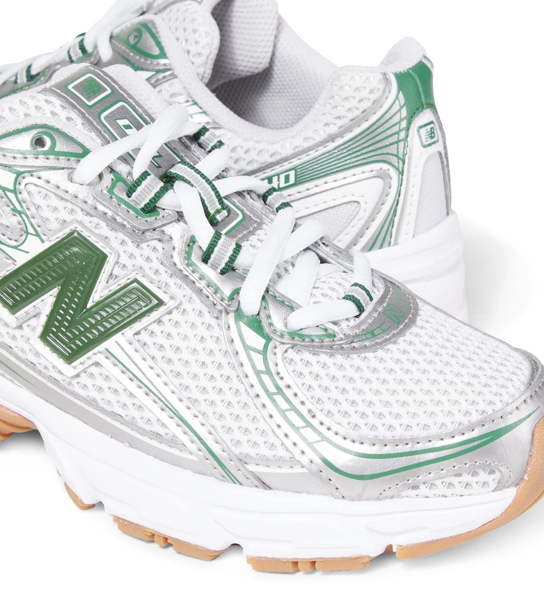 New Balance Kids - 740 Junior leather-trimmed mesh sneakers