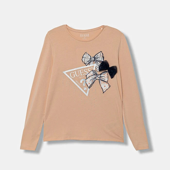 Детска блуза с дълги ръкави Guess