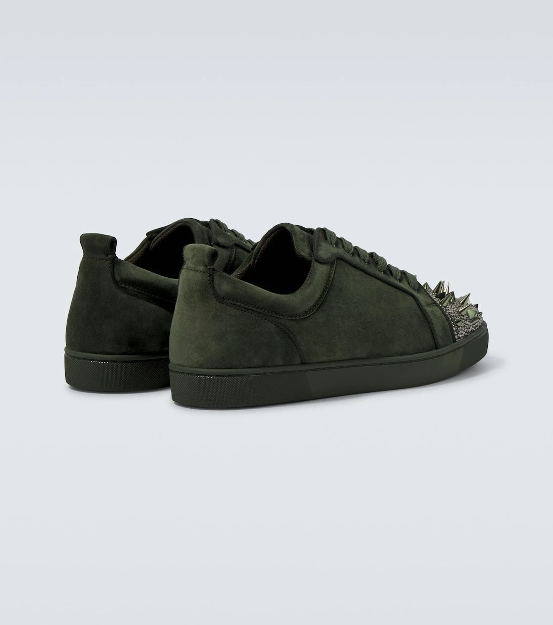 Christian Louboutin - Louis Junior Spikes suede sneakers