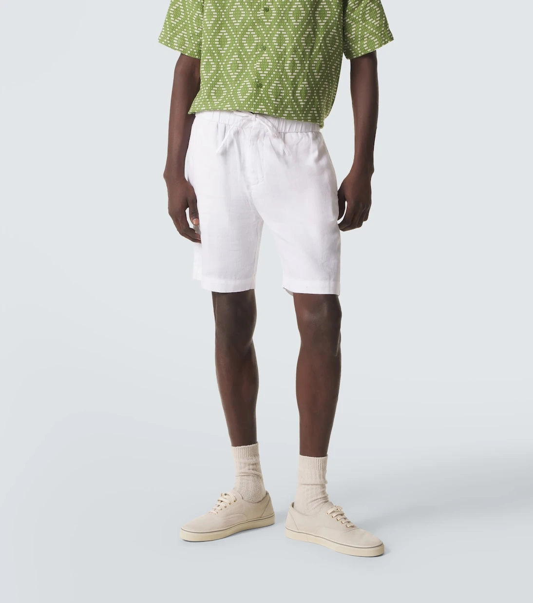 Frescobol Carioca - Felipe linen-blend shorts