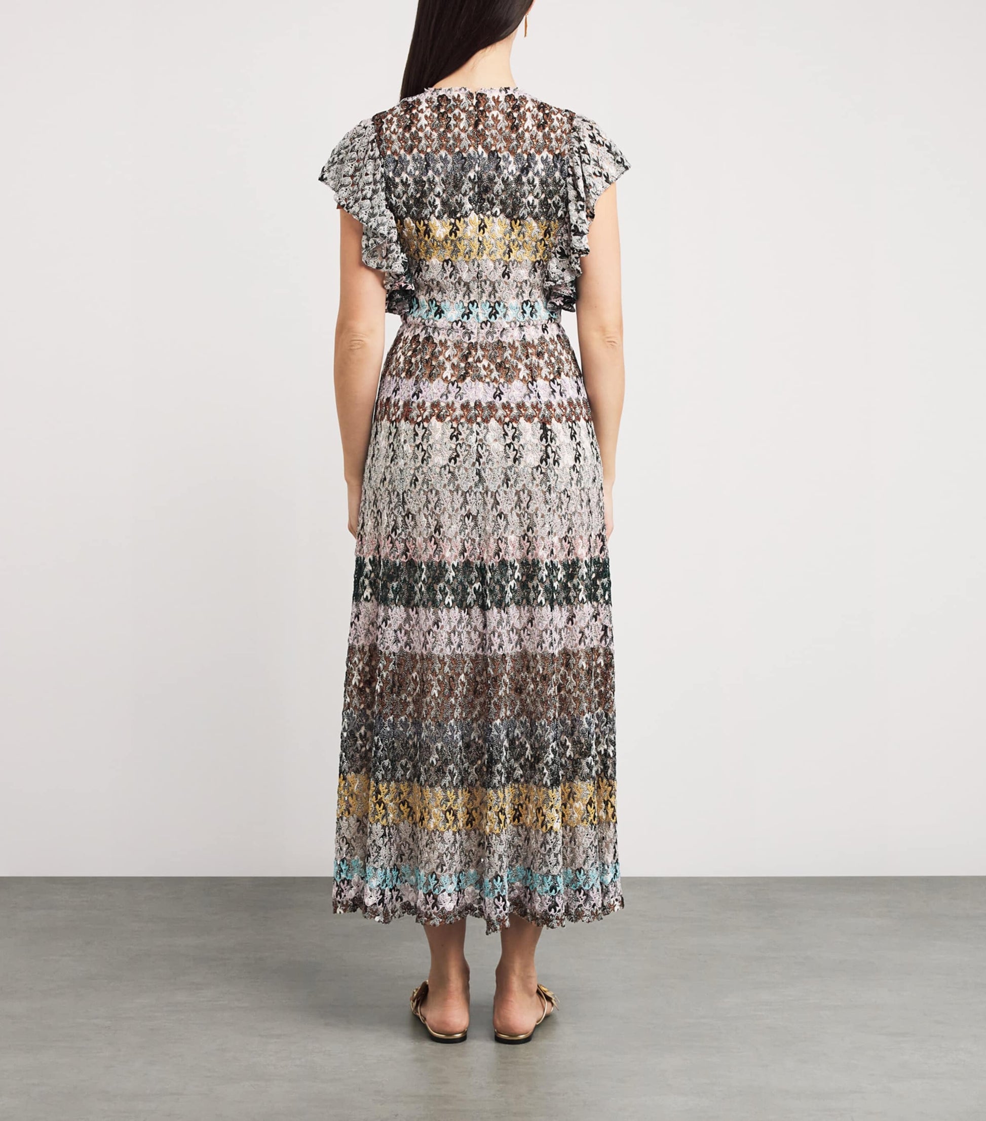 Missoni Multi Crochet Stripe Maxi Dress