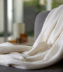 Cotton-Cashmere Knitted Elemento Throw (130cm x 170cm)