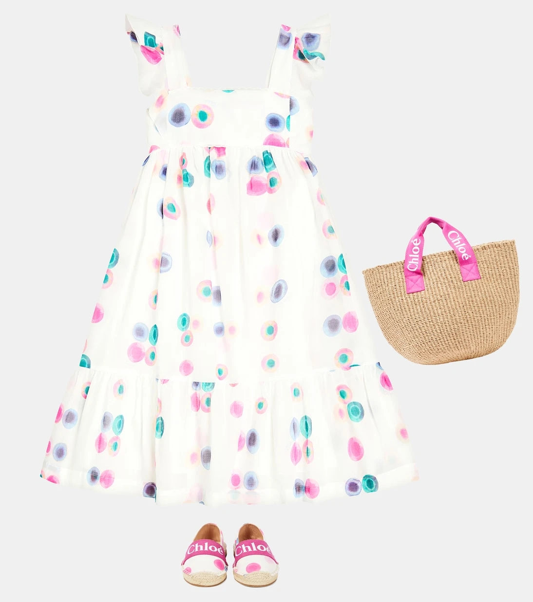 Chloé Kids - إسبادريل بشعار الماركة