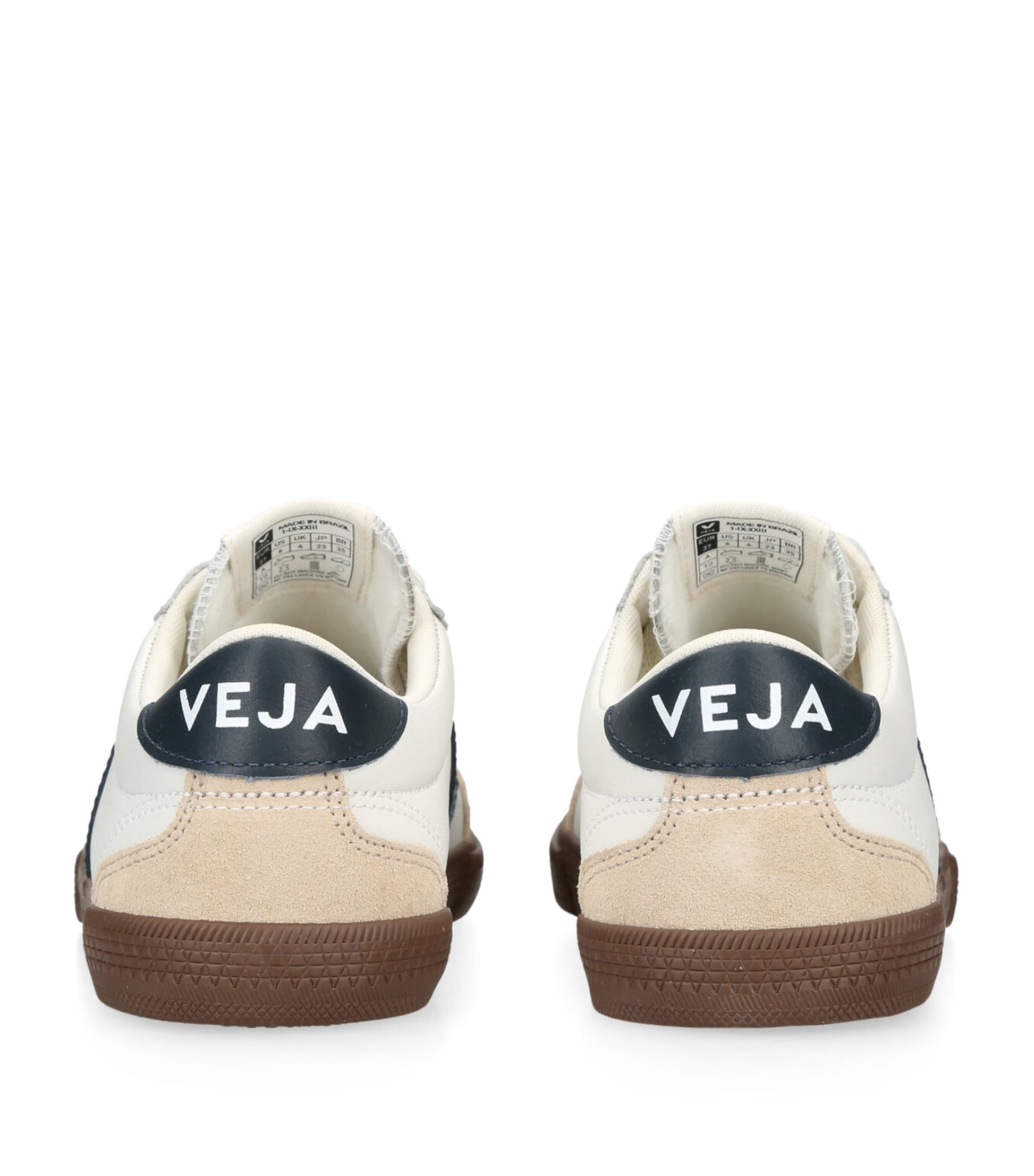 Veja White Leather Volley Sneakers