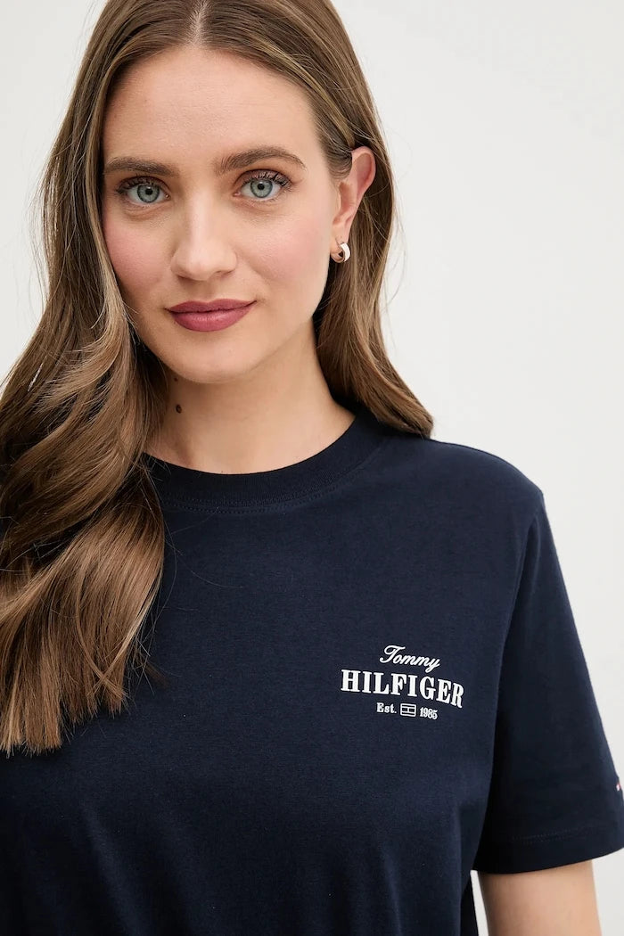 Памучна рокля Tommy Hilfiger