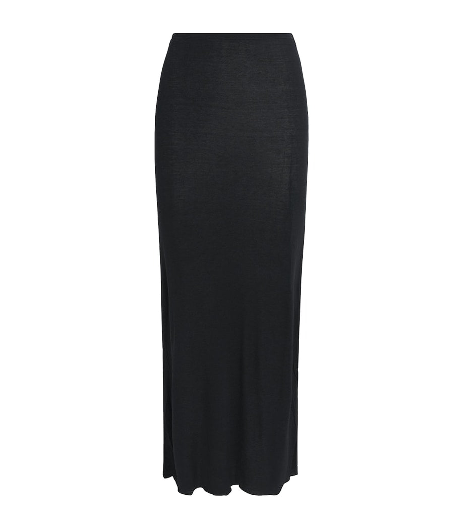 Sheer Modal Maxi Skirt