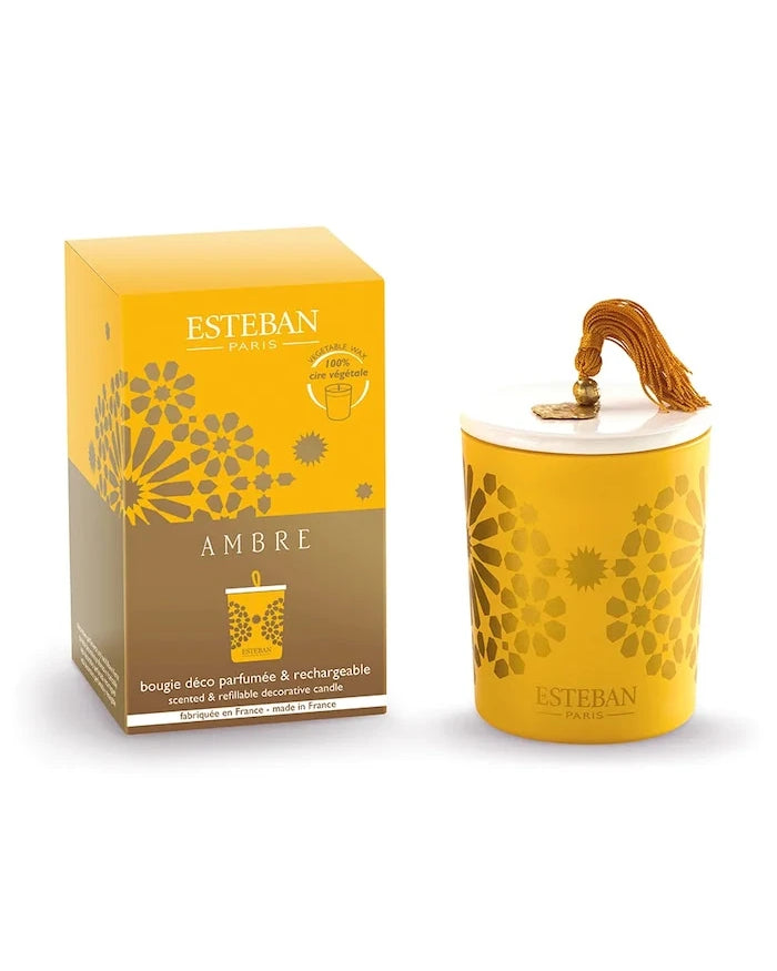 Ароматизирана свещ Esteban Ambre 180 g