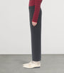 Virgin Wool Flared Trousers