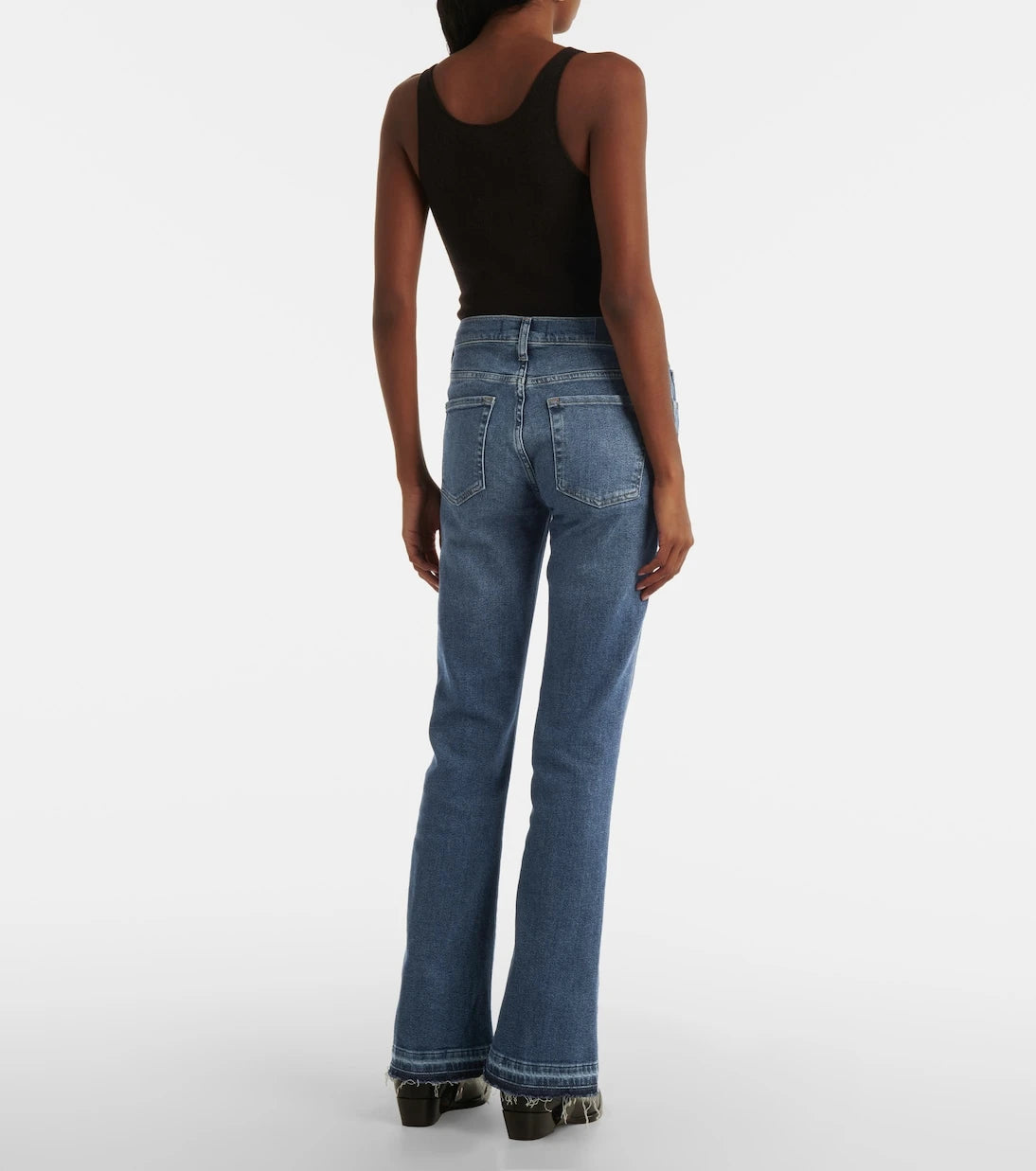 7 For All Mankind - Bootcut Tailorless mid-rise jeans