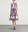Dolce & Gabbana Multi Cotton Majolica Print Mini Dress