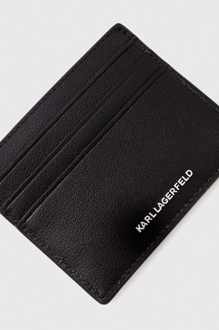 Кожен калъф за карти Karl Lagerfeld