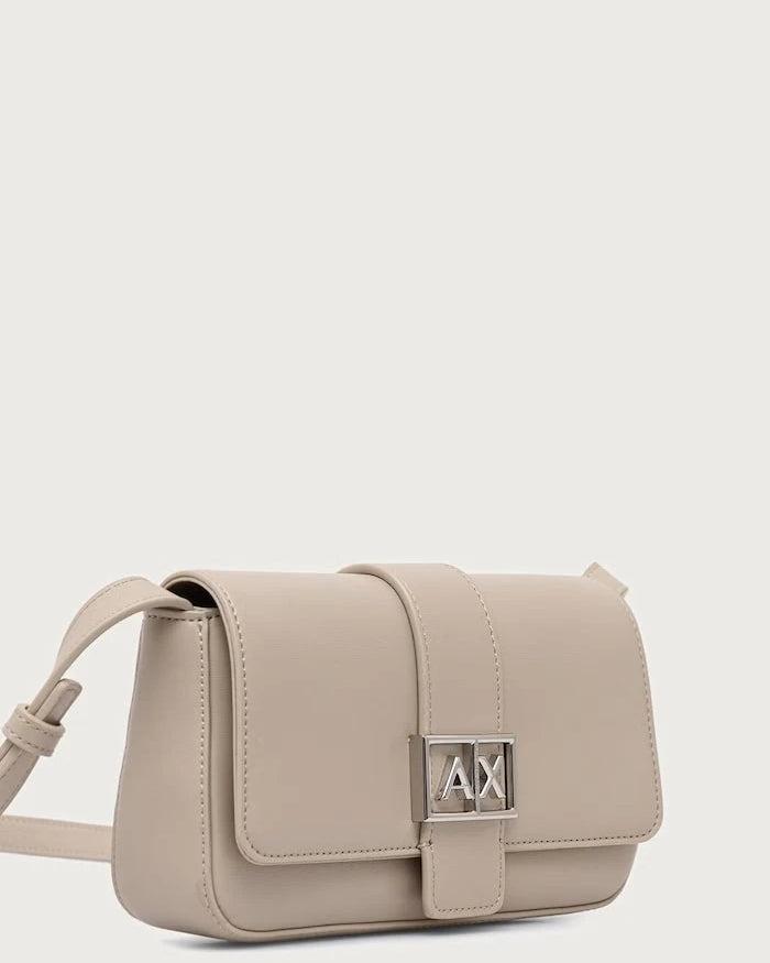 Armani Exchange kadın suni deri crossbody çanta