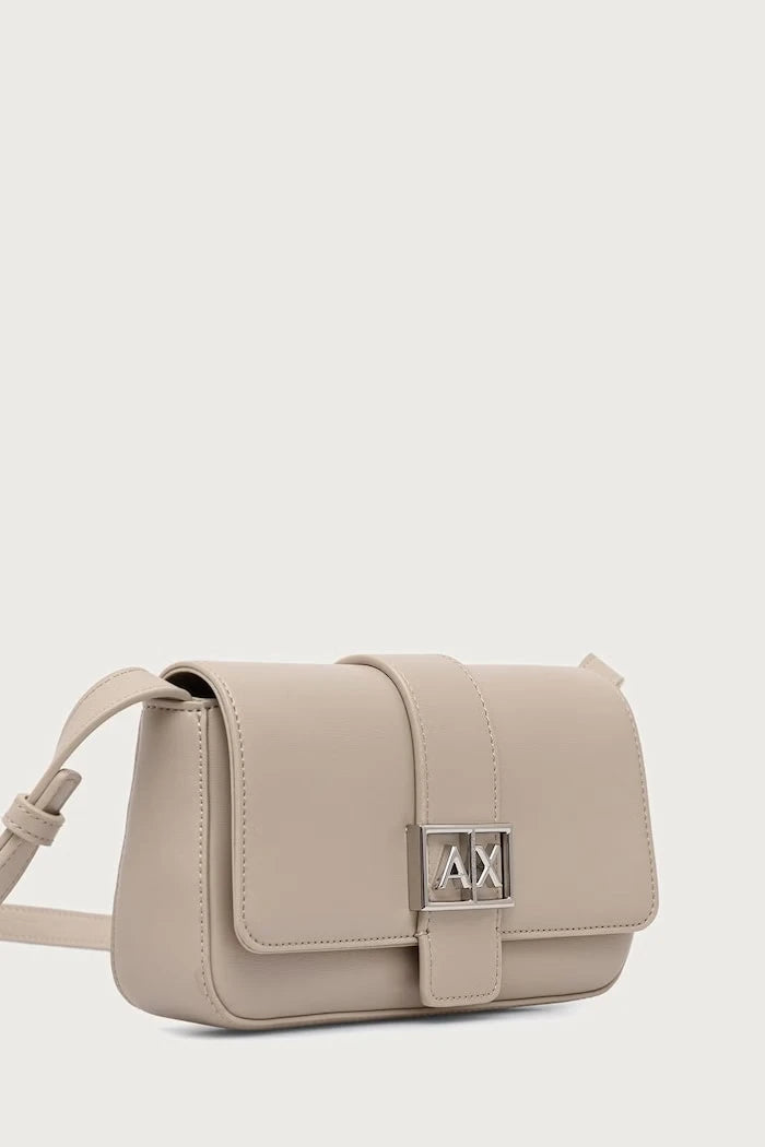 Armani Exchange kadın suni deri crossbody çanta