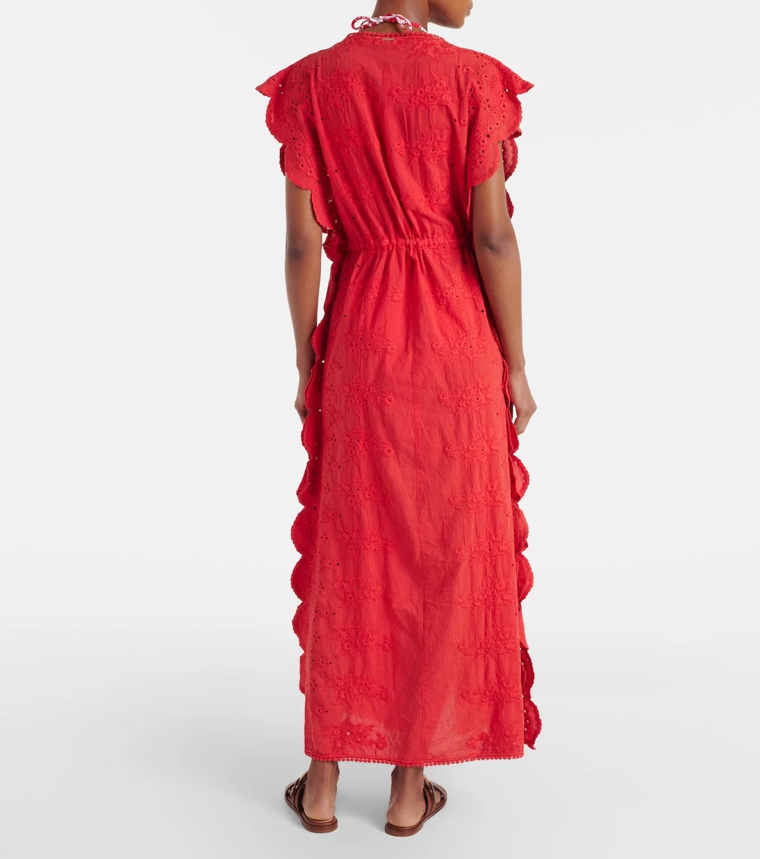 Melissa Odabash - Talitha broderie anglaise cotton kaftan