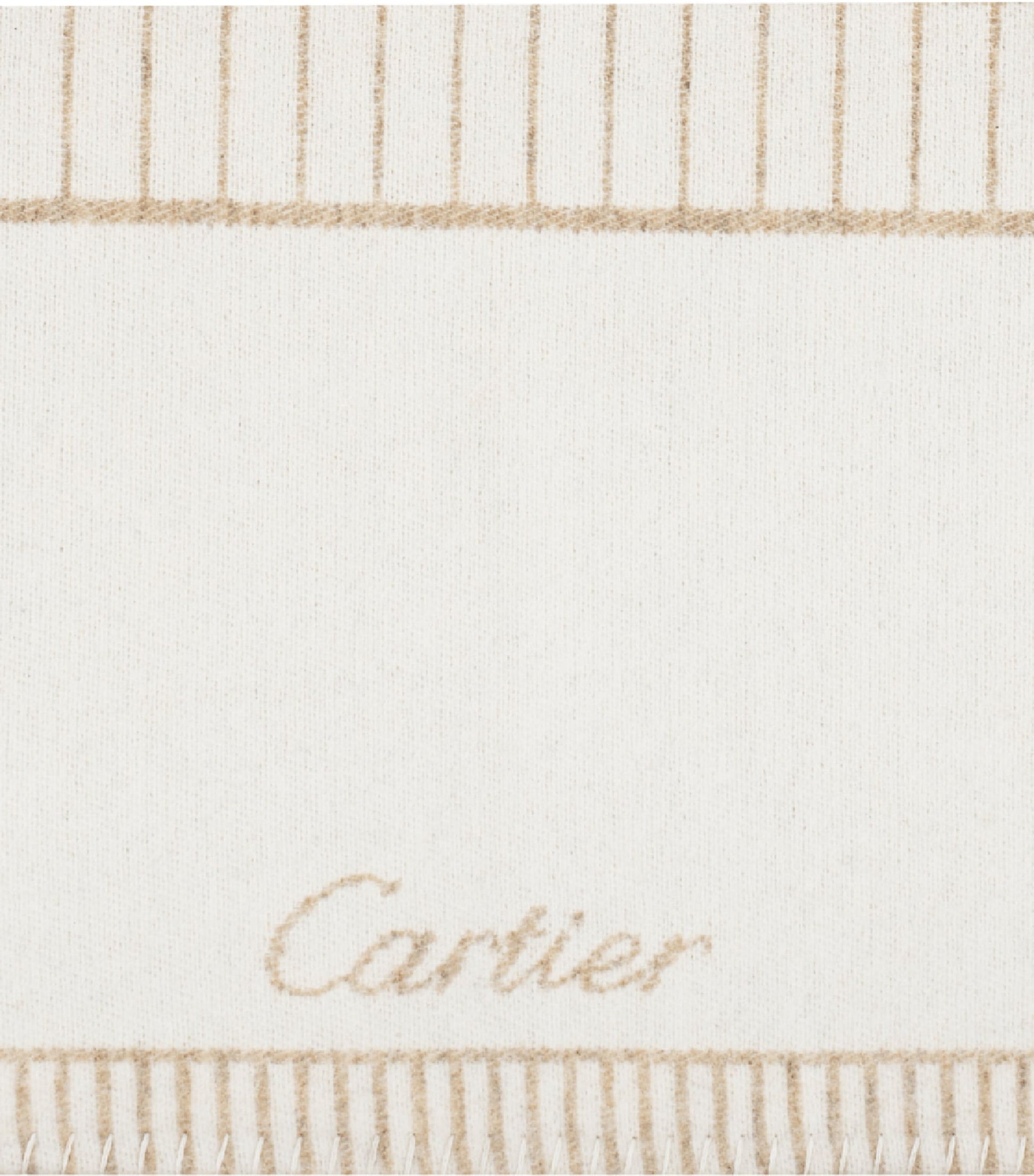 Cartier Merino Wool-Cashmere Panthère de Cartier Blanket