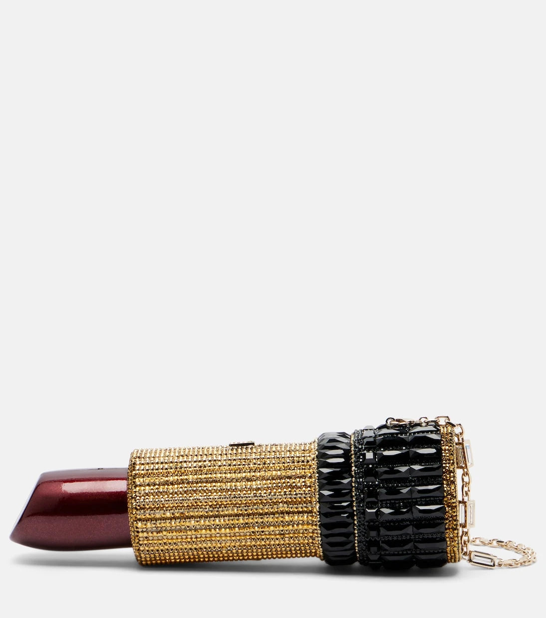 Judith Leiber Couture - Lipstick Burgundy Glitter clutch