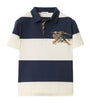 Burberry Kids Cotton Stripe EKD Polo Shirt