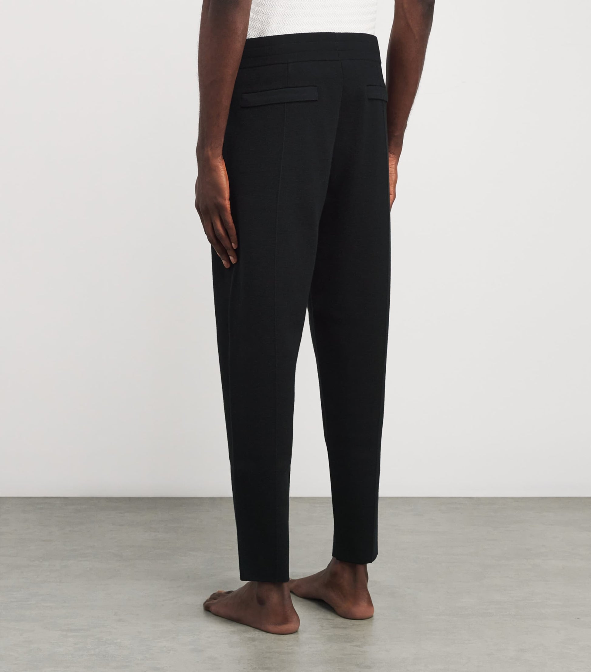 Merino Wool-Blend Trousers