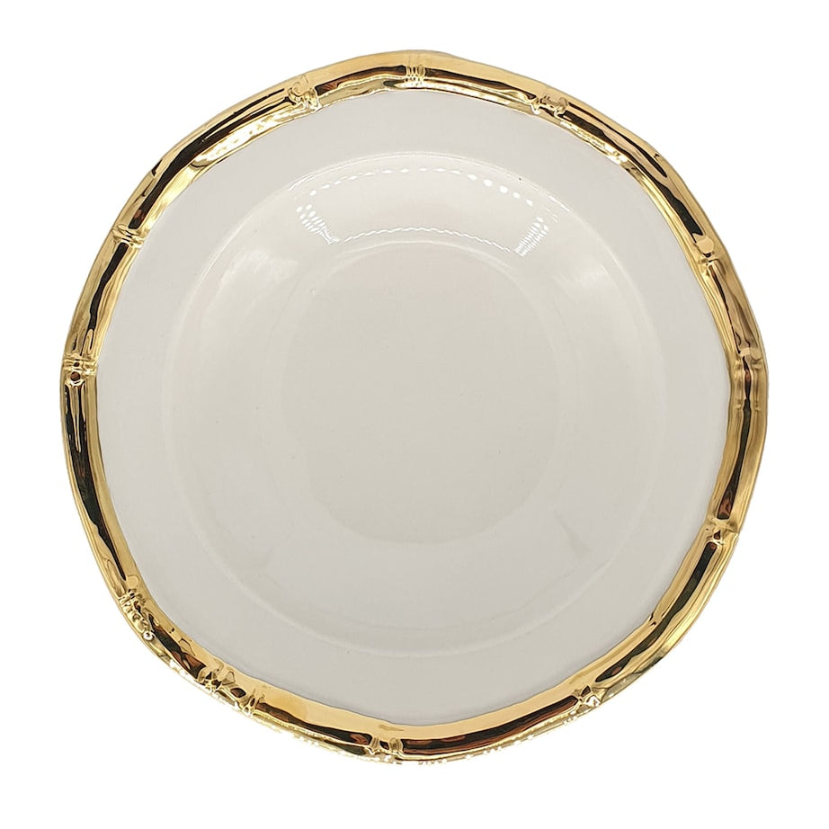 Ceramic Bamboo Pasta Bowl (32cm)