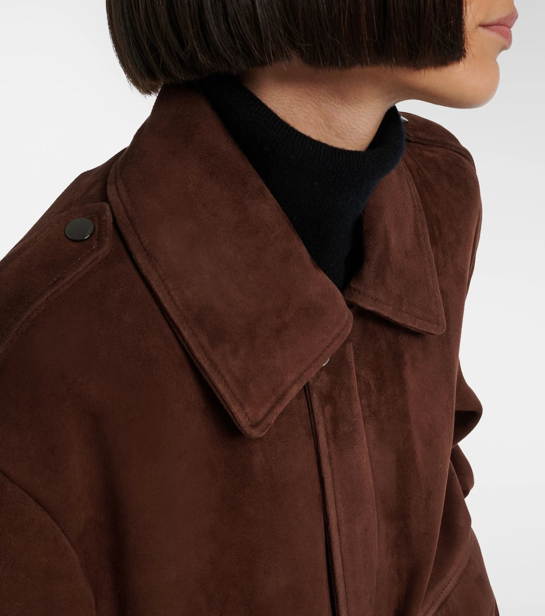 Nour Hammour - Drey suede field jacket