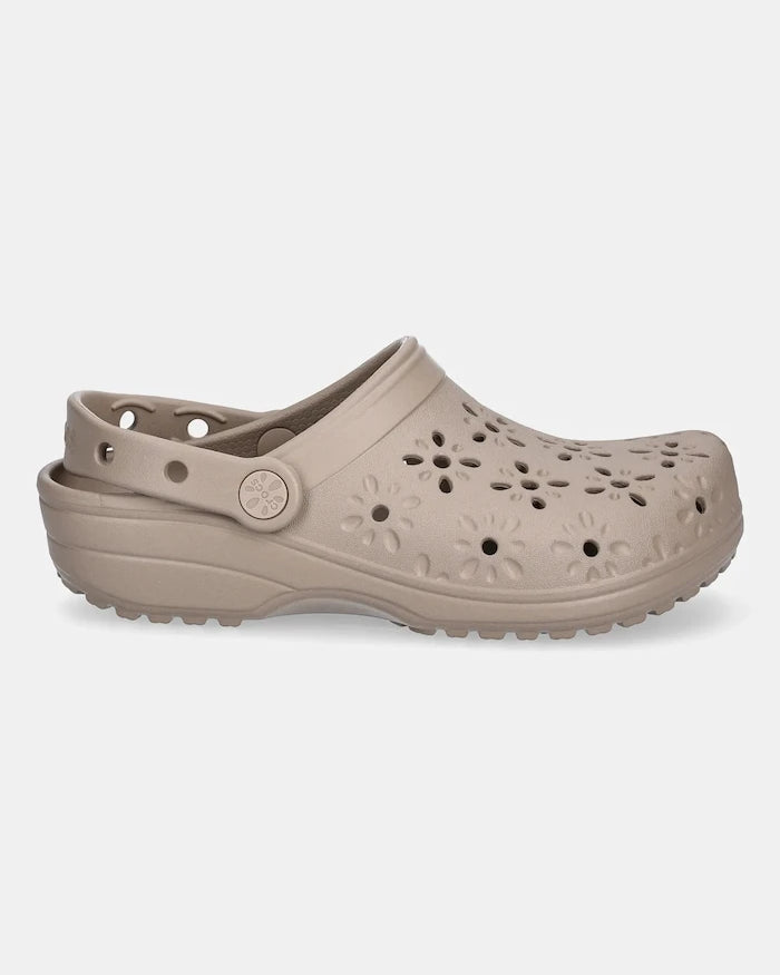 Crocs Classic Floral Cut Out Clog