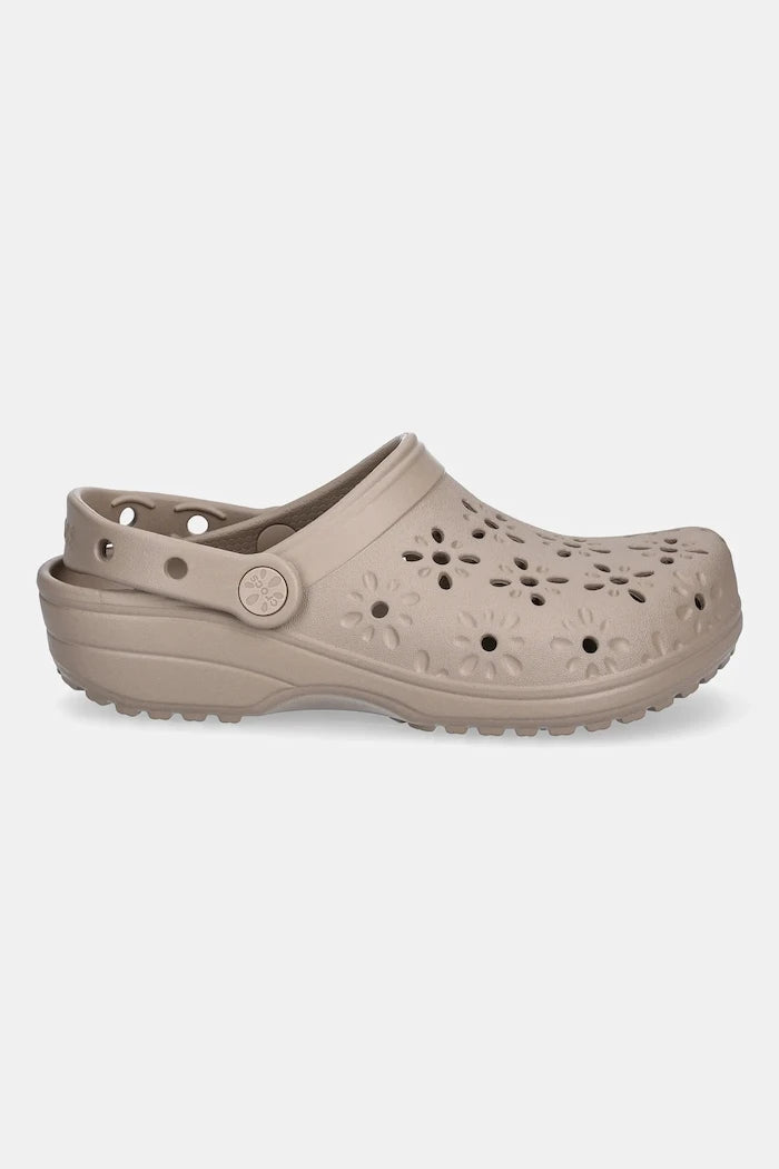 Чехли Crocs Classic Floral Cut Out Clog