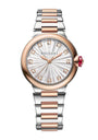 Rose Gold, Stainless Steel and Diamond Lvcea Watch 33mm