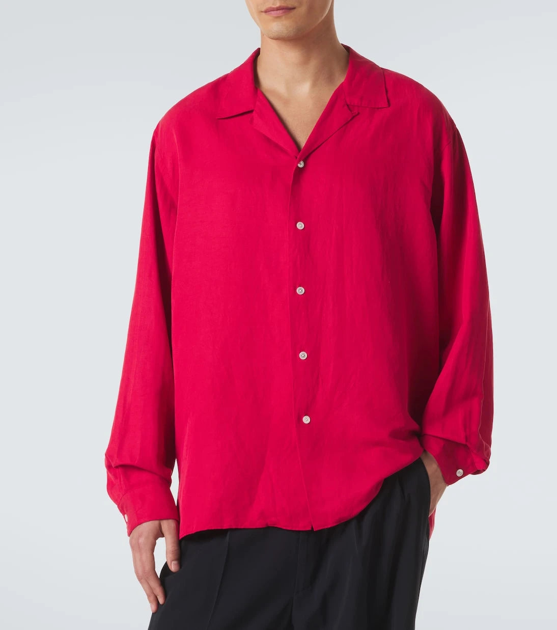 A.Presse - Vintage silk and linen shirt